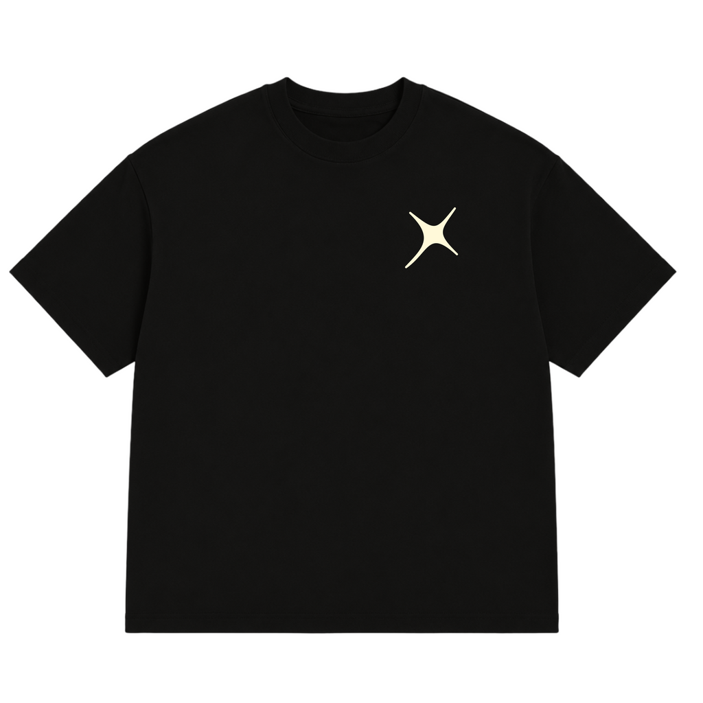 BLACK MI AMIGO FIT OVERSIZED T-SHIRT