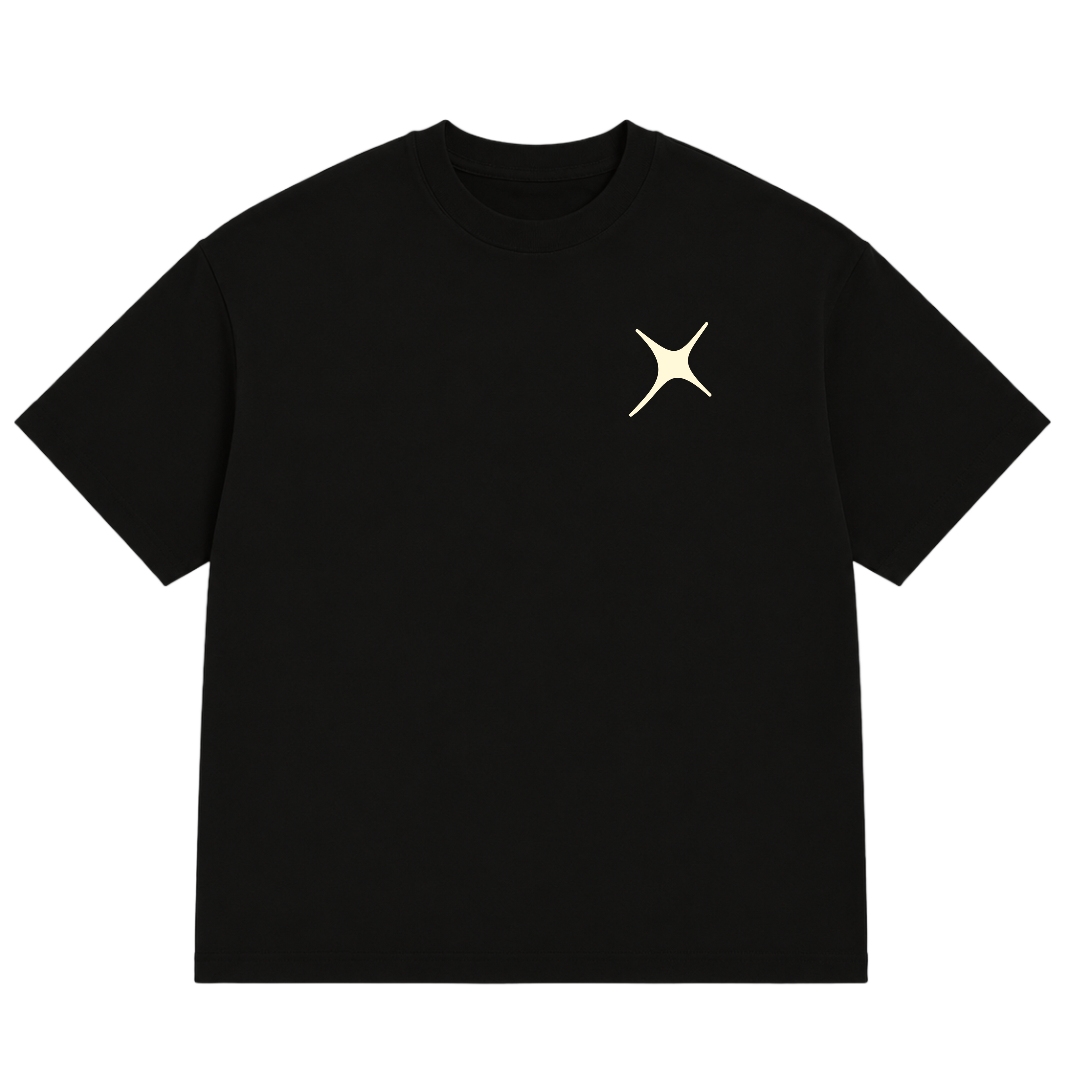 BLACK MI AMIGO FIT OVERSIZED T-SHIRT