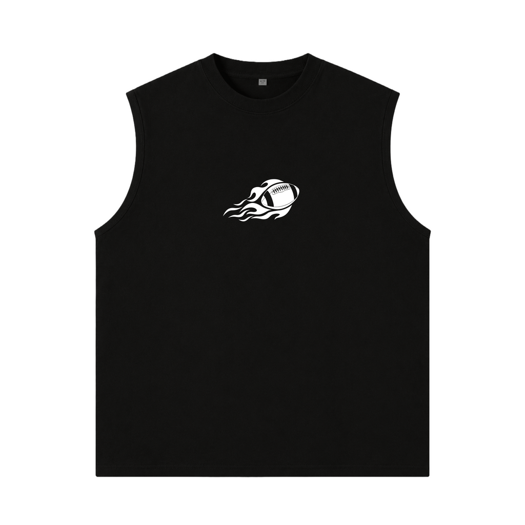 BLACK BASEBALL VEST