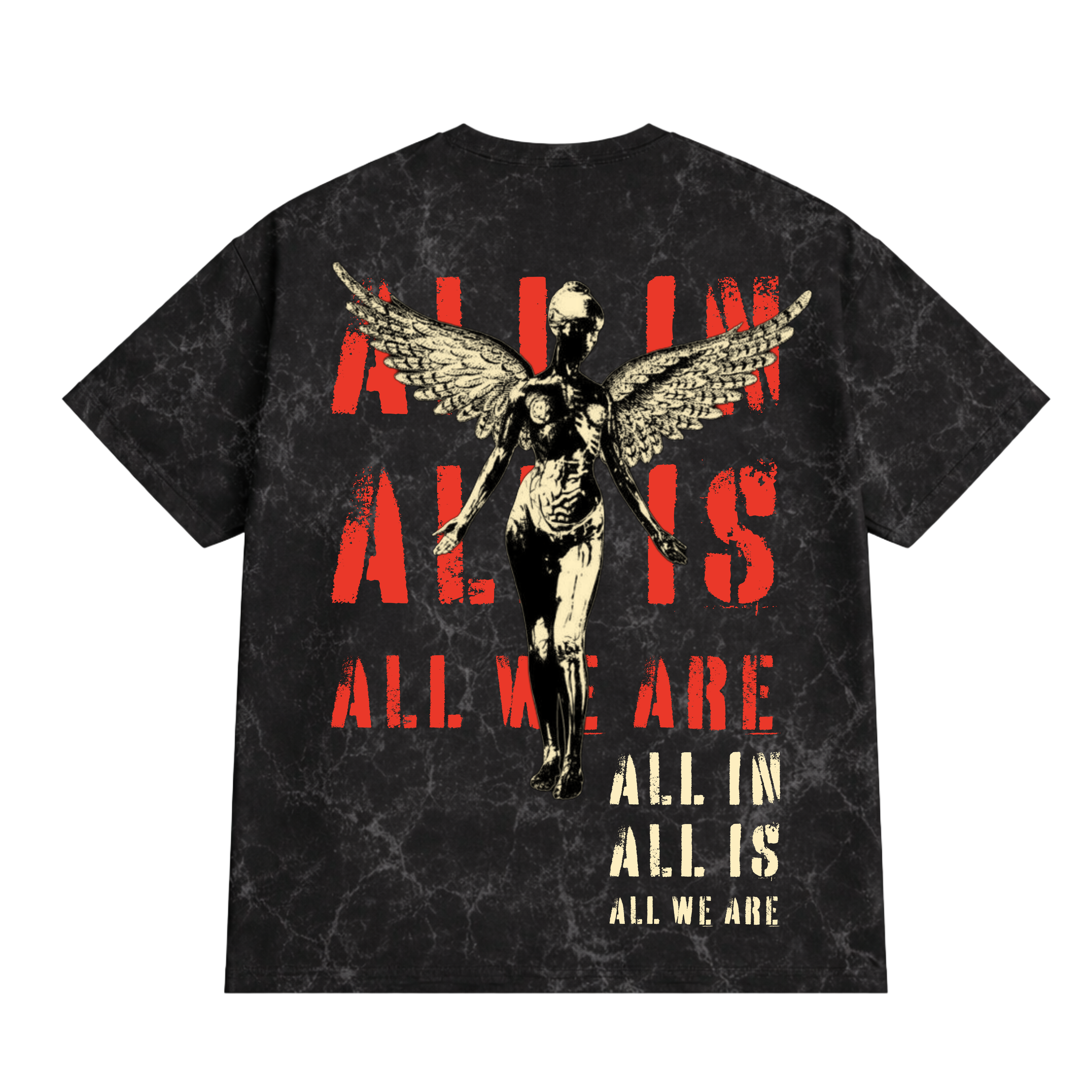 NIRVANA ACID WASH FIT OVERSIZED T-SHIRT