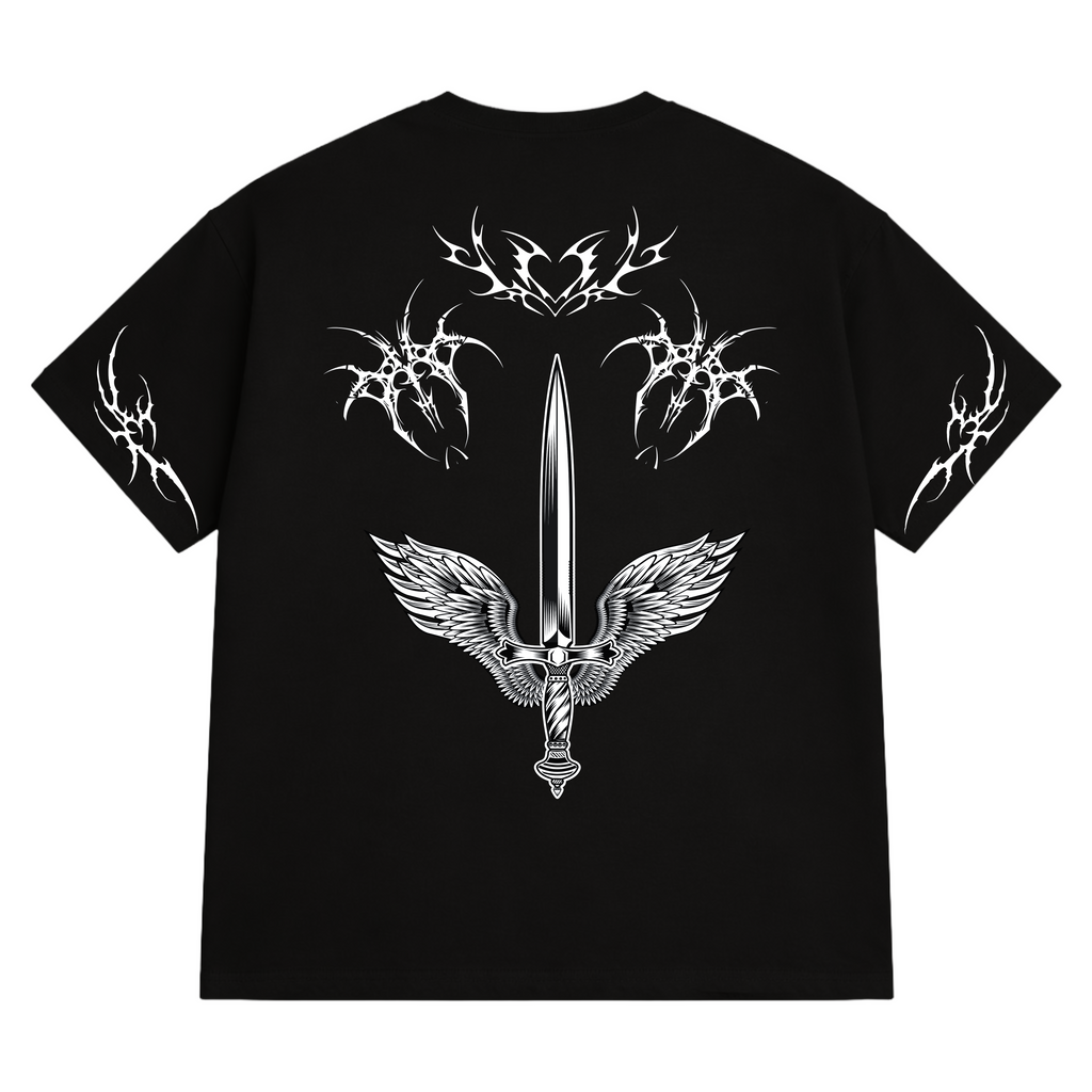 BLACK SWORD FIT OVERSIZED T-SHIRT
