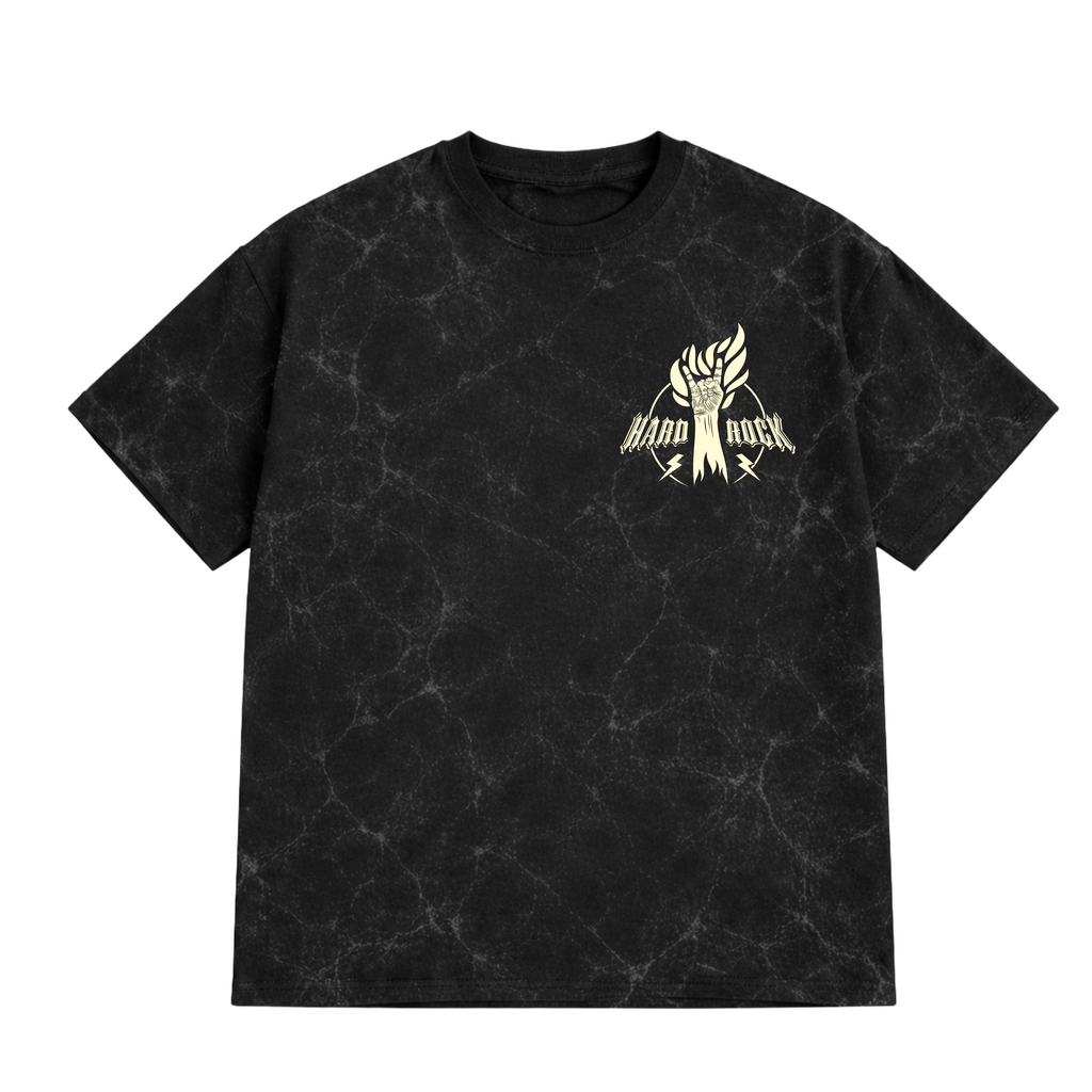 PUNK ROCK ACID WASH T-SHIRT