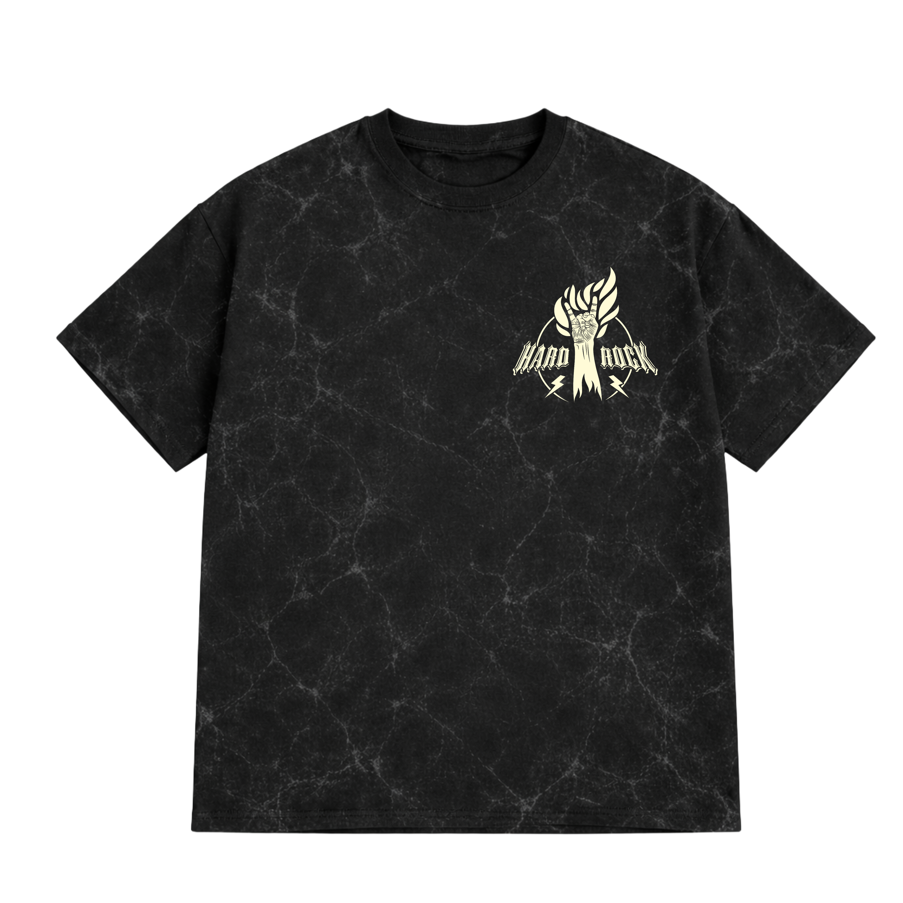 PUNK ROCK ACID WASH T-SHIRT