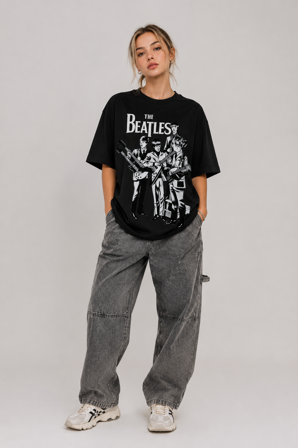 THE BEATLES FIT OVERSIZED T-SHIRT