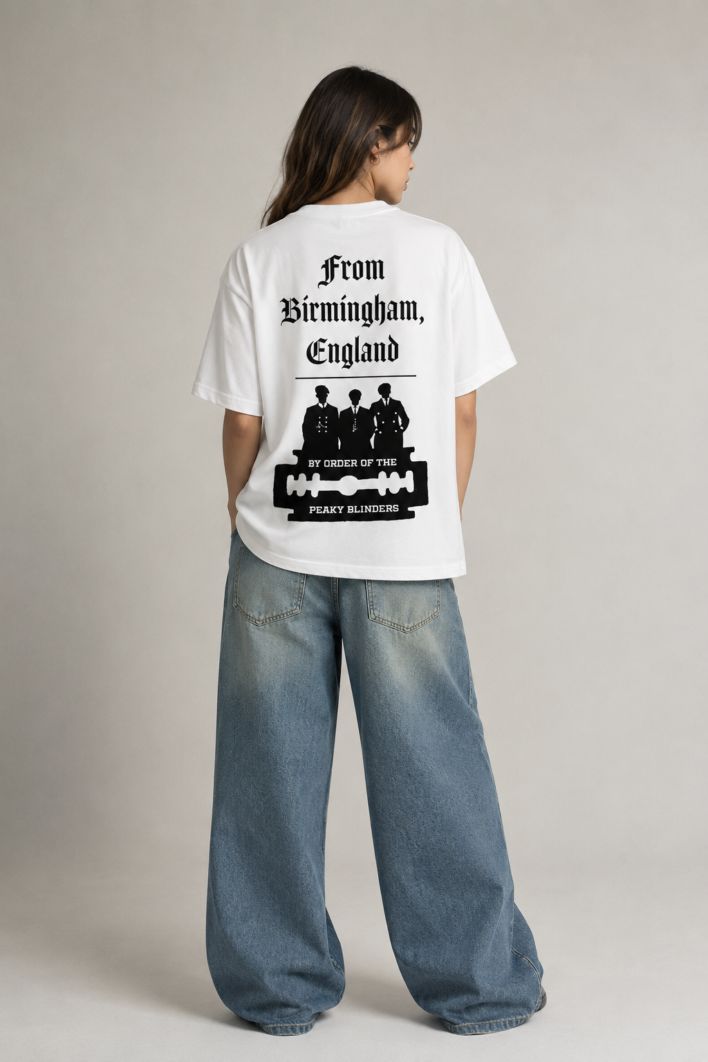 PEEKY BLINDERS FIT OVERSIZED T-SHIRT