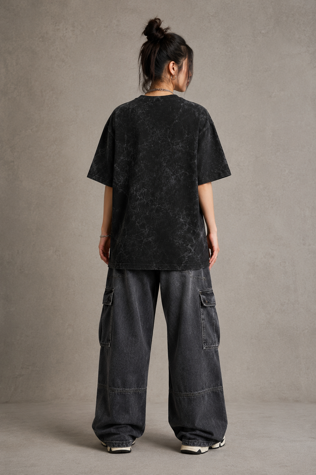 MY CHEMICAL ROMANCE ACID WASH FIT OVERSIZED T-SHIRT