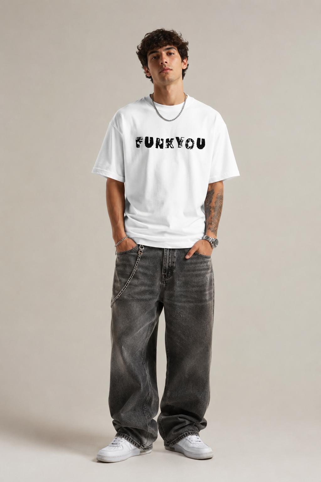FUNK YOU FIT OVERSIZED T-SHIRT