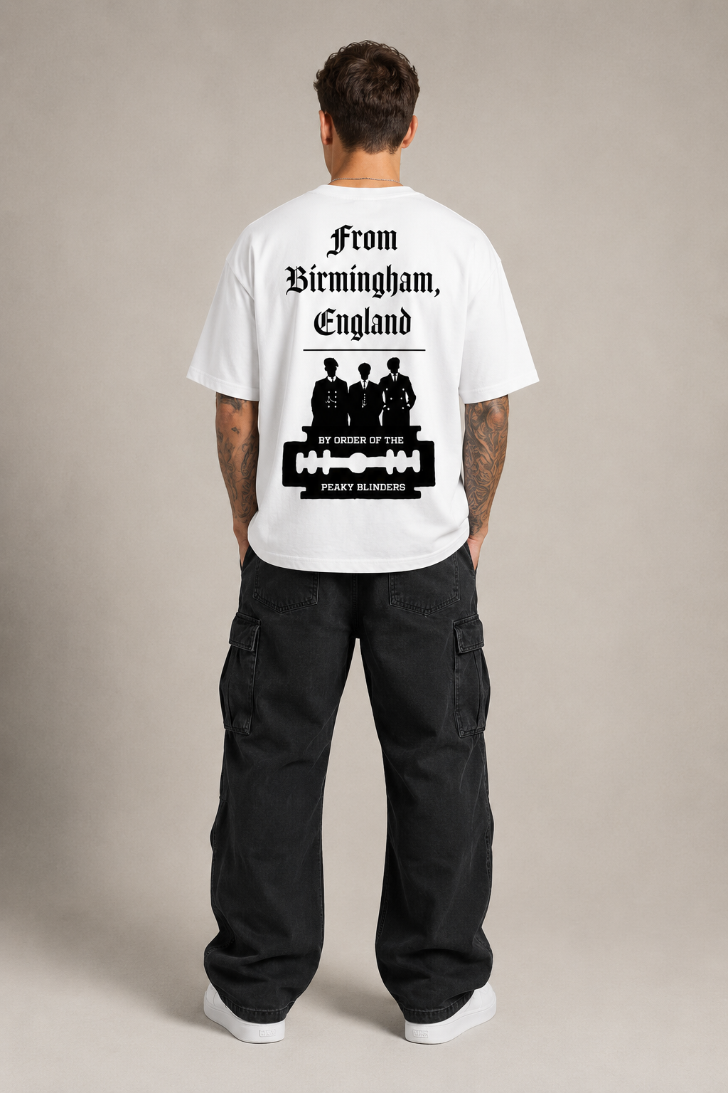 PEEKY BLINDERS FIT OVERSIZED T-SHIRT