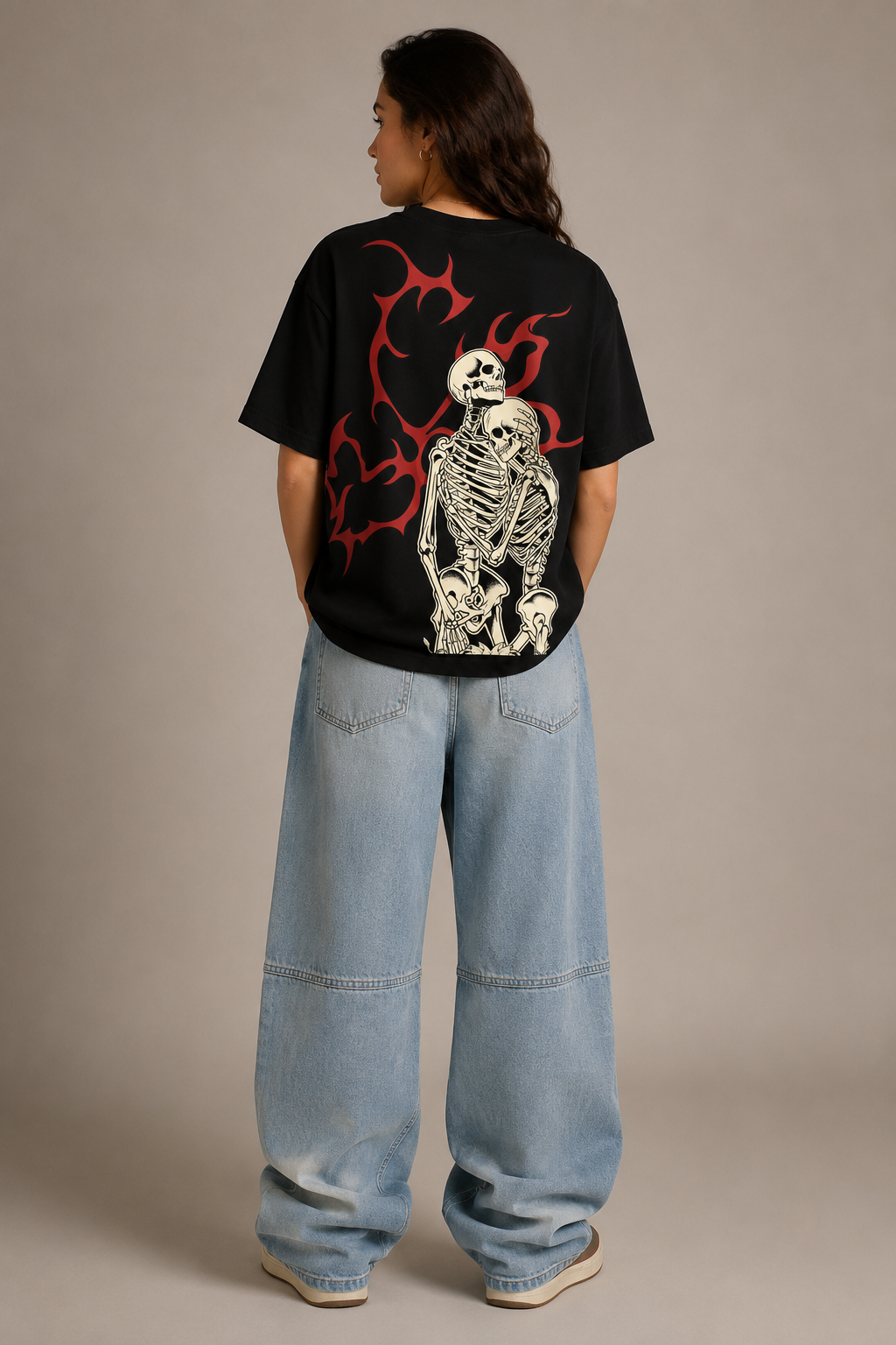 BLACK MI AMIGO FIT OVERSIZED T-SHIRT