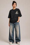 PUNK ROCK ACID WASH T-SHIRT